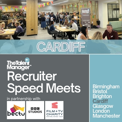 We'll be joining @tvtalentmanager for their next Recruiter Speed Meeting event at BBC Roath Lock Studios in Cardiff tomorrow. More details here if you have already signed up: bit.ly/3VQSlb1