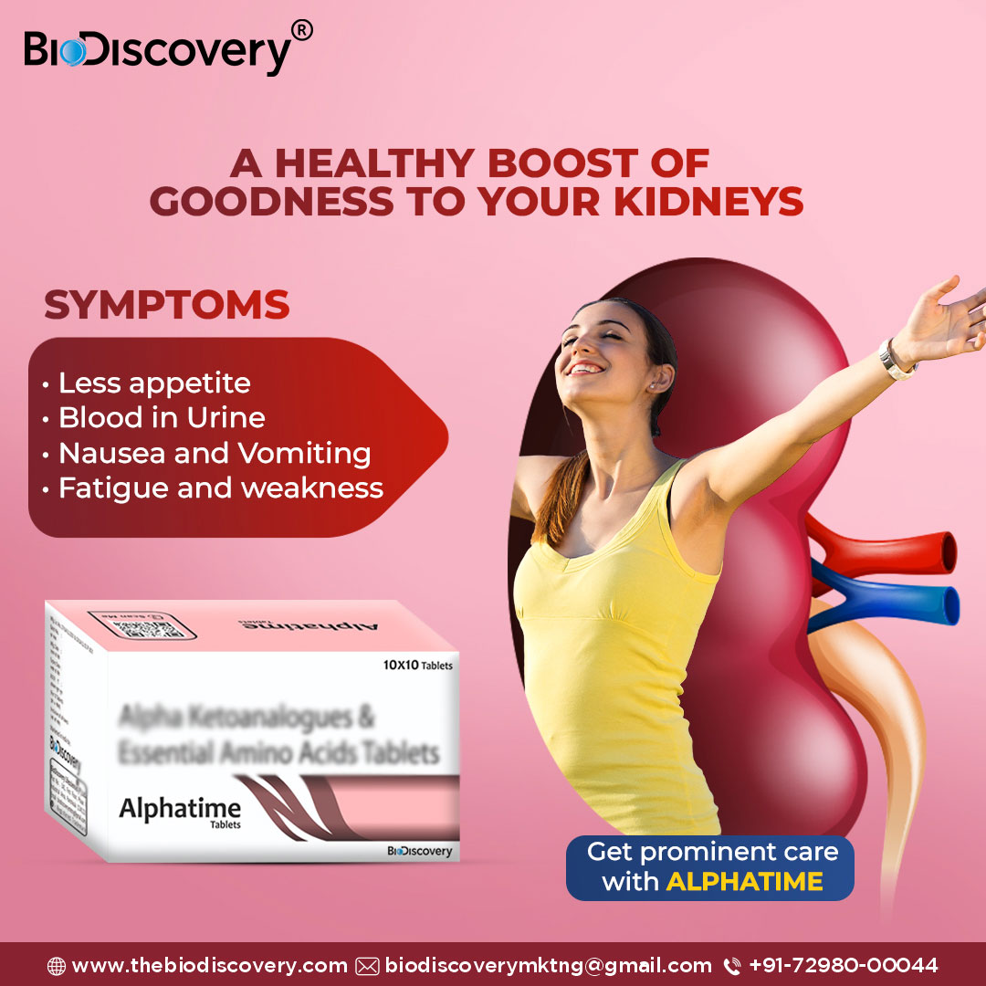 biodiscoverypkl's tweet photo. Don't ignore the signs of kidney issues. ALPHATIME is here to provide the care and support your kidneys deserve! 🌿
-
-
-
Contact us:
📞+9172980-00044
🌐https://t.co/fA2vKjdz7v
-
-
-
-
#kidneysymptoms #ALPHATIME #pharmaceuticalindustry #pharmaindustry #medicine #pharma https://t.co/g9CI8jWtLA