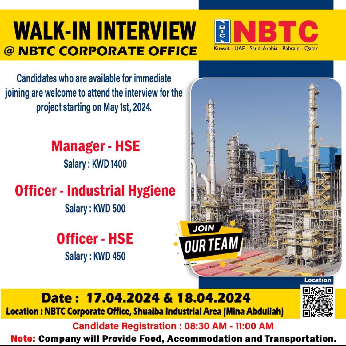 Image KNPC NDT Shutdown Project Jobs Q8 Based