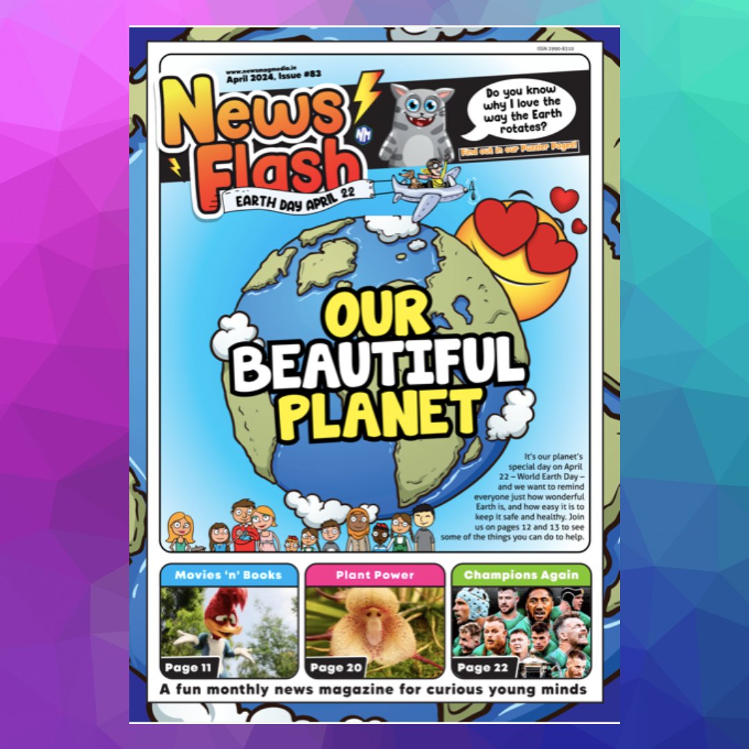 Read all about it! This month's News Flash is out - have you got yours yet? 
#newsmagmedia #audiomagmedia #magazinesforkids #childrensmagazines #readingforpleasure