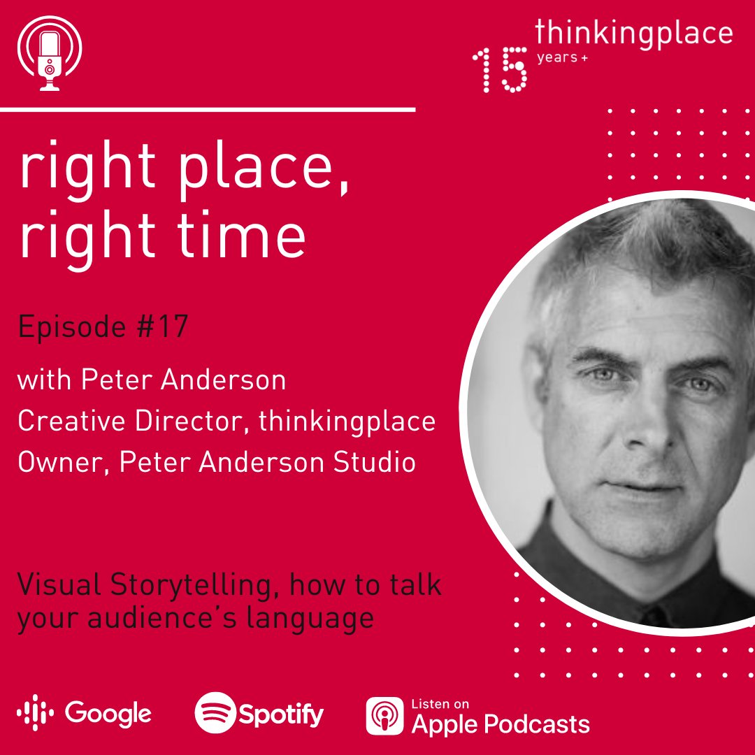 For the latest episode of our #podcast it’s bring on the BAFTA Award winner with our very own Creative Director, Peter Anderson! Listen to Peter in ‘Visual Storytelling, how to talk your audience’s language’ here: bit.ly/3JbNGsv @PAndersonStudio