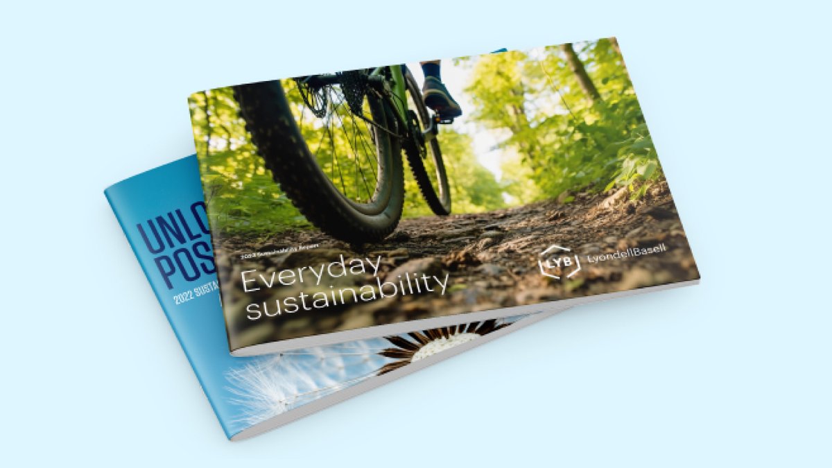 Our latest Sustainability Report titled #EverydaySustainability is here. We invite you to check our dedicated #Sustainability page on LYB.com and download the report: lyondellbasell.com/en/sustainabil…

Press Release: lyondellbasell.com/en/news-events…

#LYBSR2023