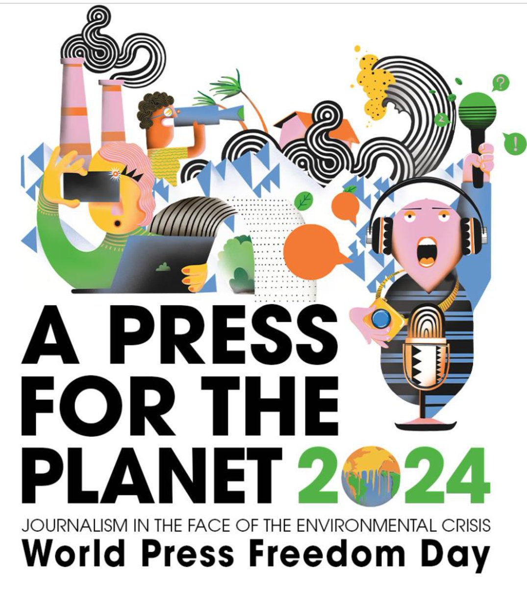 🌐Join us at @UNESCO World Press Freedom Day 2024! Our panel, 'A Press for the Planet: Journalism in the Face of the Environmental Crisis', spotlights: 🌱overlooked climate narratives 💡innovative storytelling 🌍inclusive perspectives Read more⬇️ shorturl.at/ckMN3