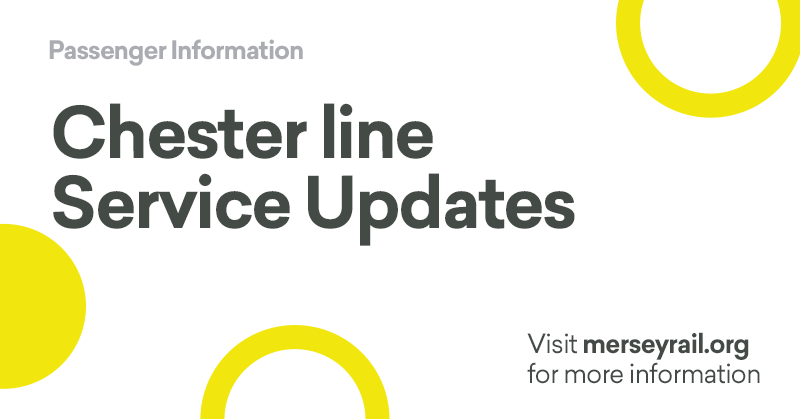 ⚠️Service update ℹ️ Services suspended between Hooton and Chester due to flooding 🔗merseyrail.org/journey-planni…