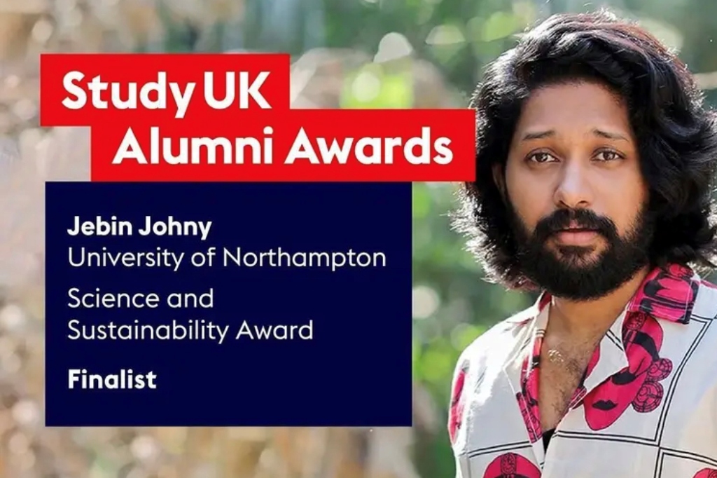 “I always dreamt of a career and life like this” Congratulations to UON Alumni Jebin Johny for being a finalist in the StudyUK Alumni Awards for this year. Read the full story here: ow.ly/VzOg50RajLR #UON #Alumni #Graduates