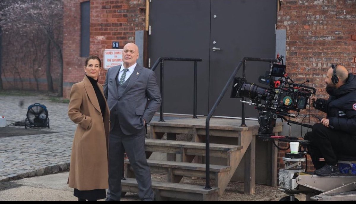 🚨 UPDATE 🚨

Vincent D’onofrio and Ayelet Zurer on the set of ‘DAREDEVIL: BORN AGAIN’