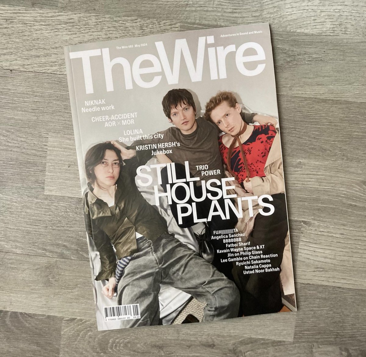Look who the cover stars of The Wire are this month! 😍 So proud of Still House Plants and how far they've come over the years. Come celebrate this and the launch of their new album at Fairfield Working Men's Club (Govan) on the 19th of April 🪴🌱🌿 counterflows.com/event/still-ho…