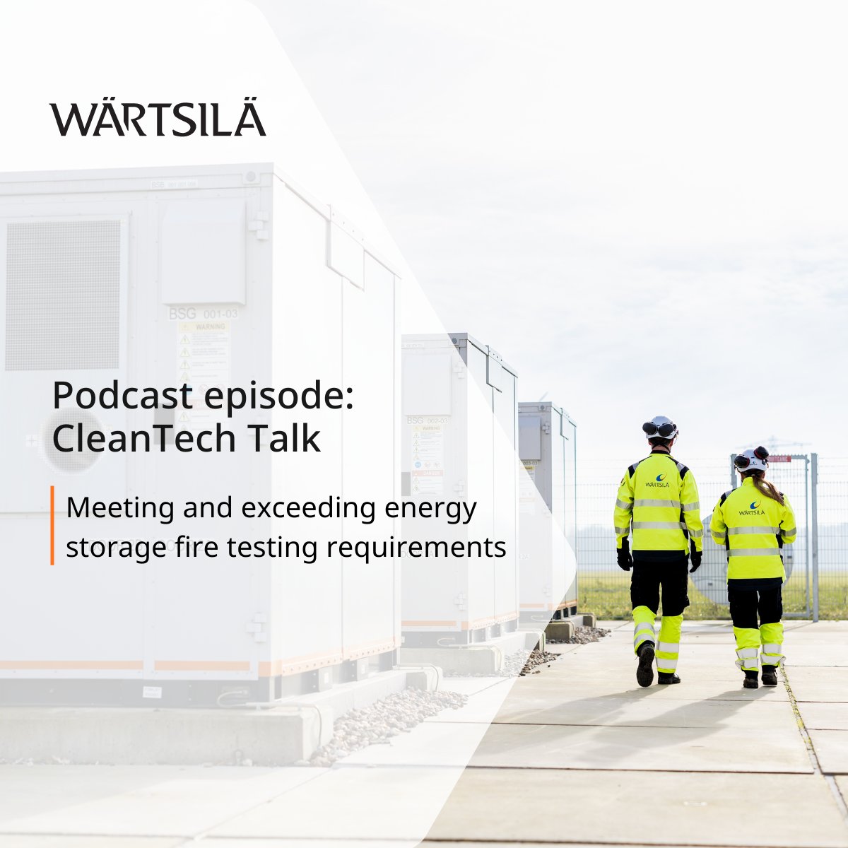 It's podcast time! We're back with @cleantechnica for a further discussion on #firesafety. 🎧 This time you'll hear their CEO Zach Shahan talk to our experts Christopher Groves & Mishaal Syednaveed about #energystorage testing requirements. Listen now 👉 open.spotify.com/episode/5Qbzcg…