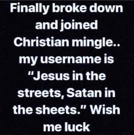 I should've done this before the rapture. Day late & a dollar short 🤷‍♀️