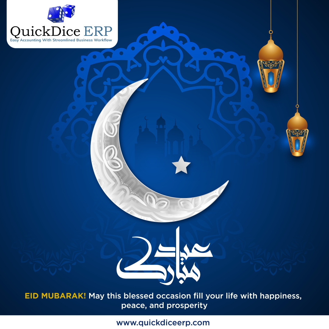 Eid Mubarak! May this Eid bring endless blessings, happiness, and prosperity to your life!- Quickdice ERP🌙✨

🌐quickdiceerp.com

#pulseinfotech #quickdice #eid #ramadan #eidmubarak #happyeid #eid2024 #saudi #ksa #saudiarabia