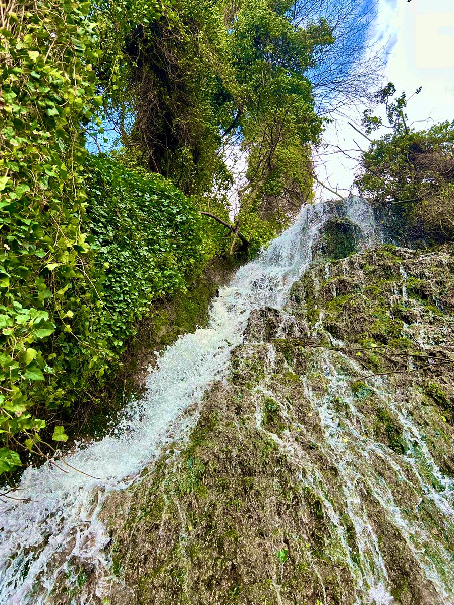 More rain turning streams into waterfalls #tuesdayvibe #rain #weather #waterfall #April2024