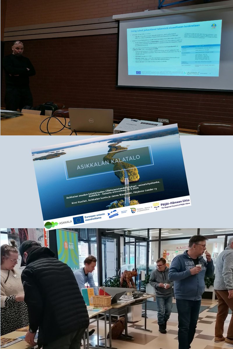 The @LABfinland participated in the event 'AsikKALA - from #fish to vitality' at the Salpaus training centre in Asikkala 🇫🇮, which was held here on 19 March 2024 to present the @Waste4Soil project. #livinglab #waste #soil #fish #agriculture #recycling