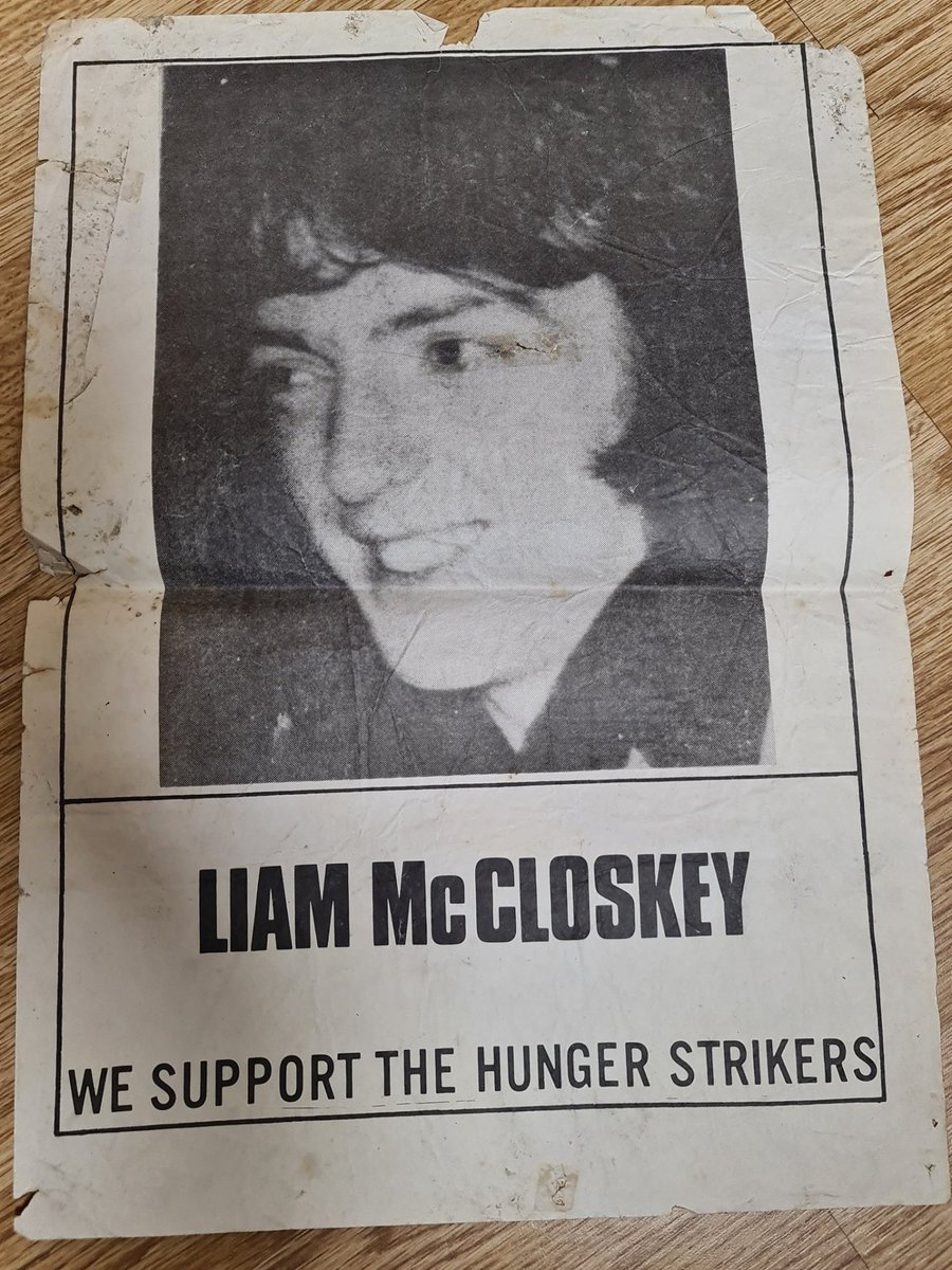 Remembering former Hunger Striker Liam McCloskey who died on 9 April 2022 Liam joined the 1981 hunger strike on Monday 3 August (day 157). At that time Liam McCloskey, from Dungiven, Derry, was 25 years old. Liam was a member of IRSP, a former cellmate of Kevin Lynch