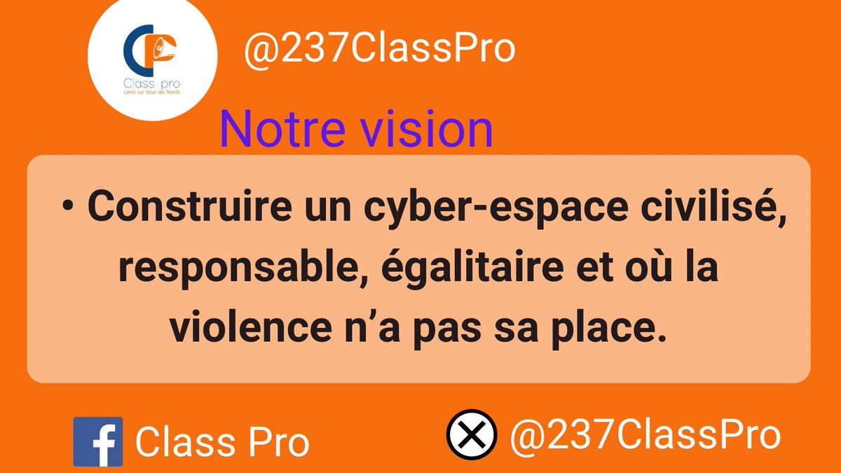 Notre vision, notre combat. #ClassPro #EmiPourTous