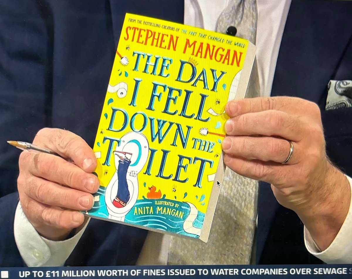 @Neeneelou and @StephenMangan bossing it on @GMB this morning. *The Day I Fell Down the Toilet* is out on Thursday @scholasticuk