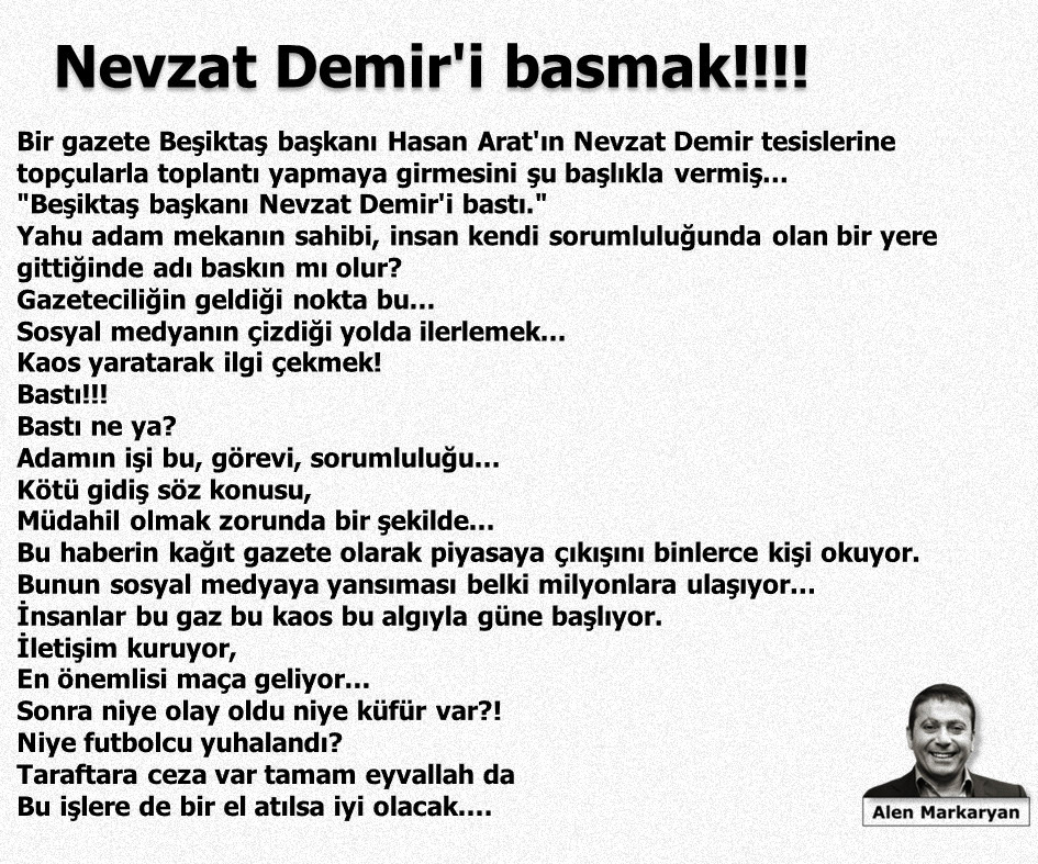 NEVZAT DEM­İR'İ­ BASMAK!!!!