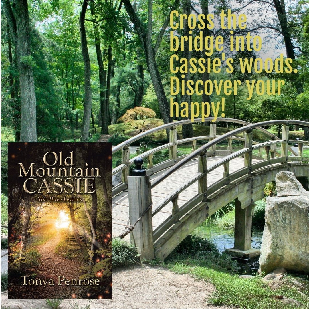 OLD MOUNTAIN CASSIE: THE THREE LESSONS 🍀Cross the bridge into Cassie's enchanted woods. 🌹Discover your happy and secrets to light your way! mybook.to/3x4keL #Spiritual #inspiration #romance #humor