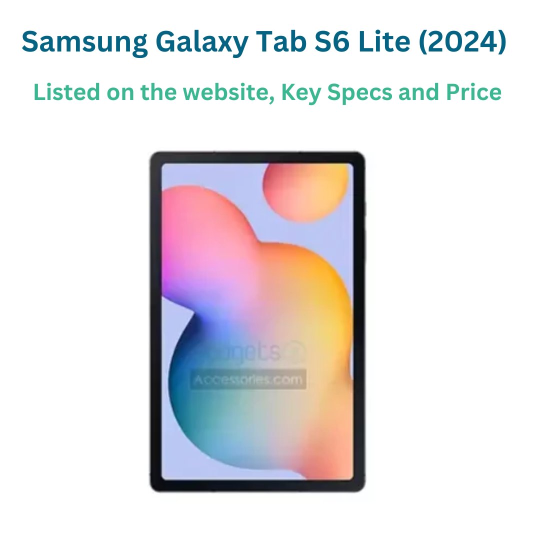 Meet Samsung Galaxy Tab S6 Lite (2024)

Check Price and Specs👇
gadgetsandaccessories.com/gadget/samsung…

#samsung #samsungphones #samsungpakistan #galaxytabs6lite #smartphone #gadgetsandaccessories #gadgets #accessories #technology #engineering #Pakistan