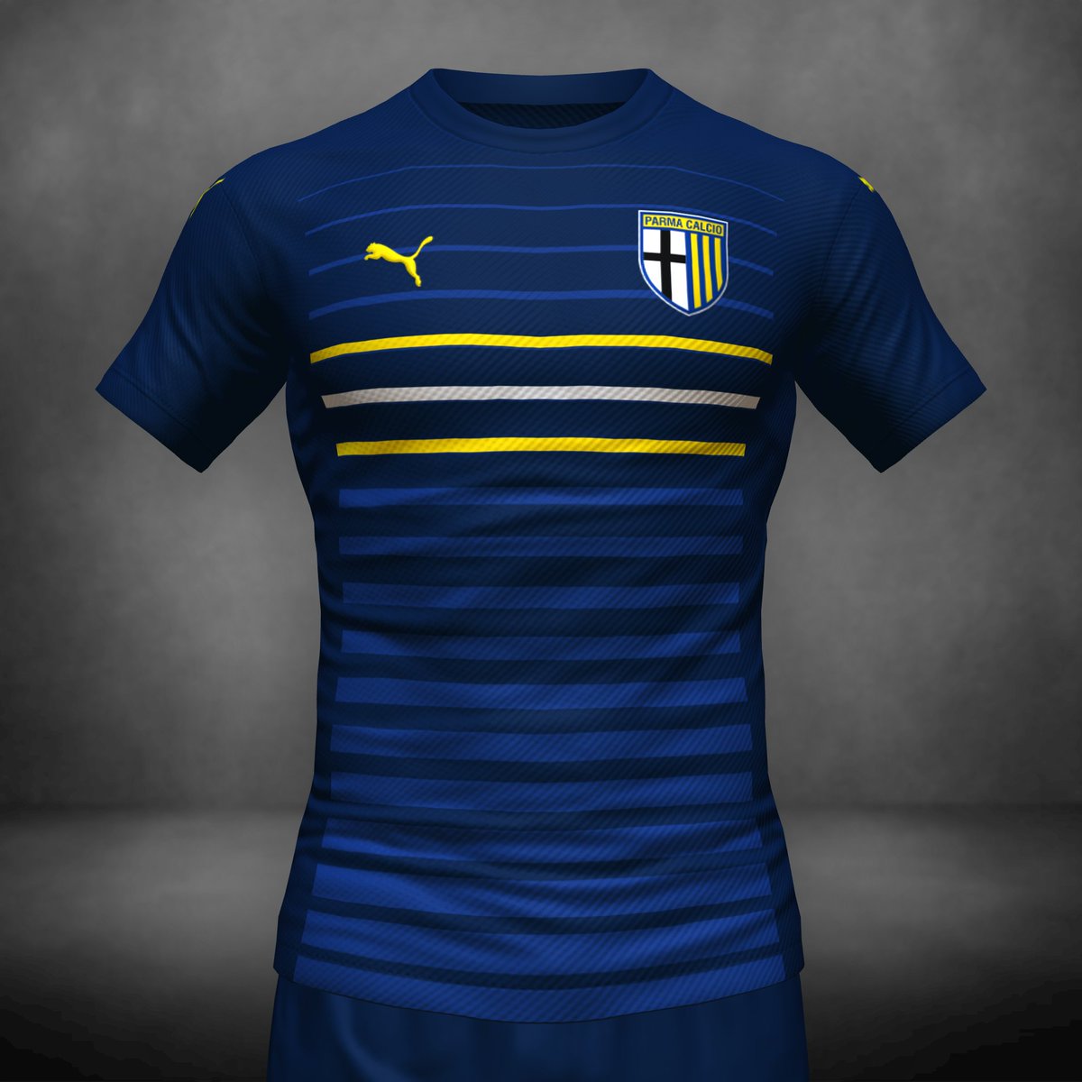 Four concept kits for @1913parmacalcio by @pumafootball Any preferences on which one you like more? #parma #parmacalcio #parma1913 #parmafc #crociati #gialloblu #enniotardini #ParmaCalcioFantasy @Fanzclub_Parma