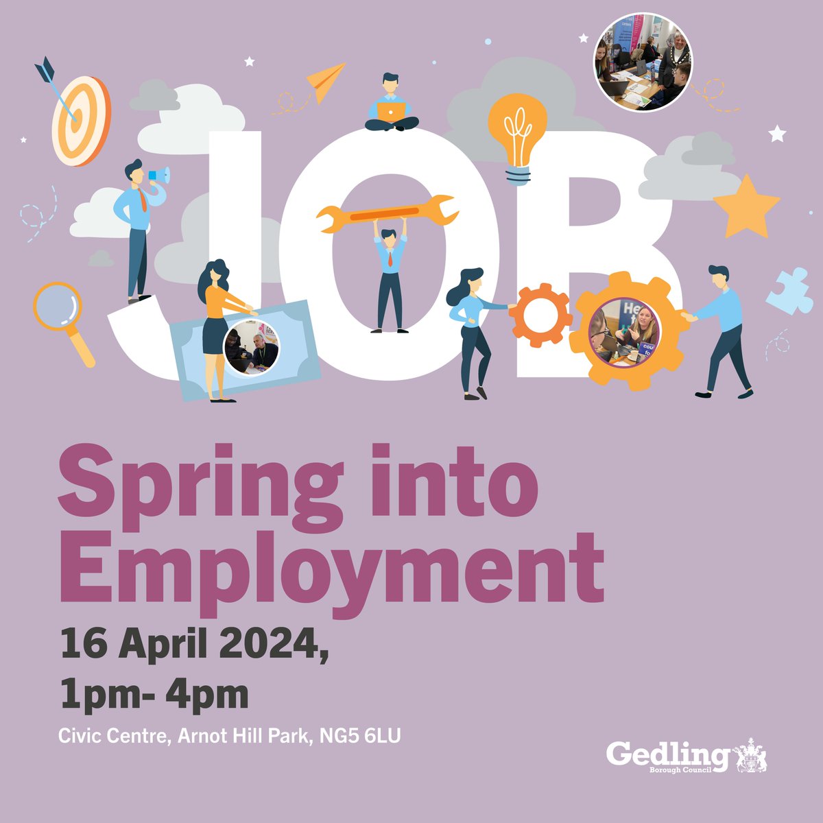 There's a week to go until the Spring Jobs Fair at the Civic Centre, Arnold. With 30 employers and providers, it is a great way to find out about the opportunities available to you. Tuesday 16th April, 1 - 4pm. Link below for a full list of employers:- orlo.uk/h6JiG