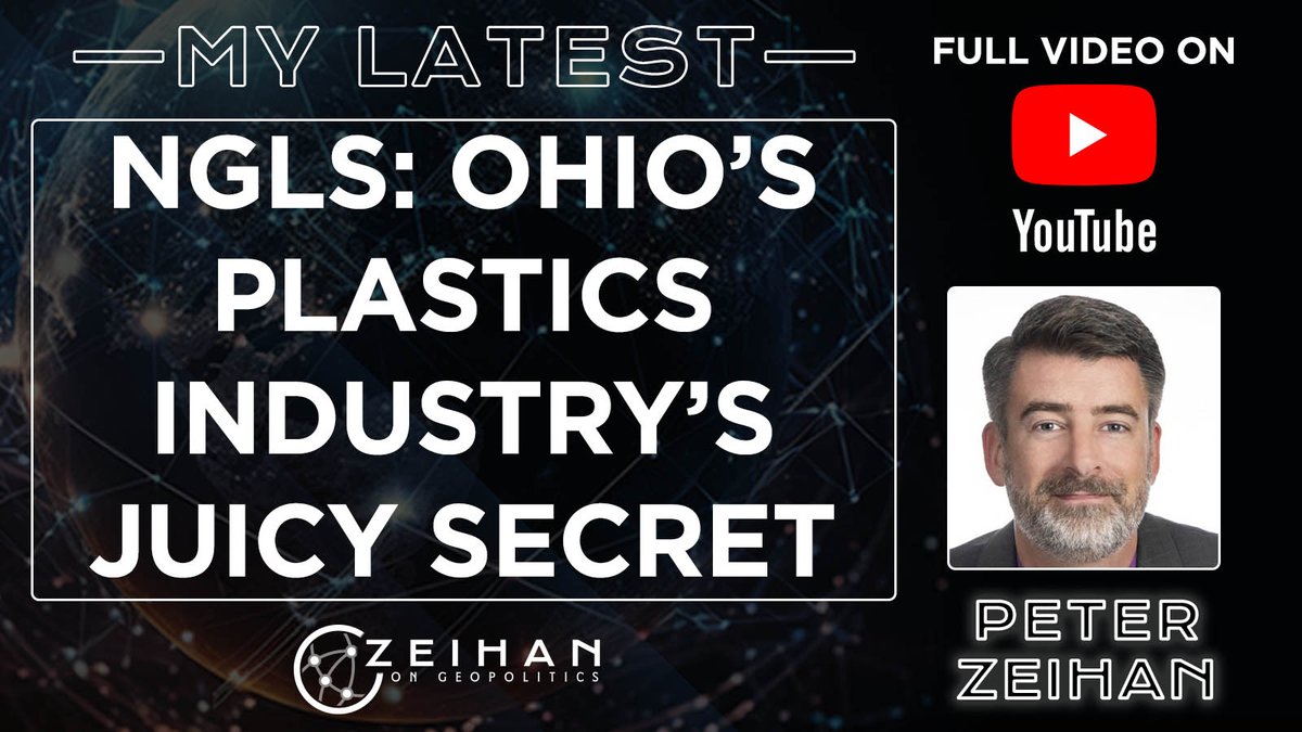 Since I'm here in Ohio, why not talk about what makes this region so unique. Today, we'll be discussing how shale in Ohio has propelled economic growth in an unfamiliar way. Full Newsletter: mailchi.mp/zeihan/ngls-oh…