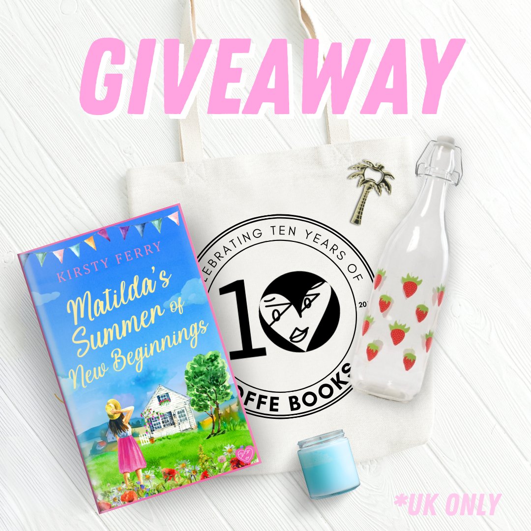 🌼 Enter our competition for a chance to win a paperback copy of Matilda’s Summer of New Beginnings, a candle, a bottle opener, a glass bottle and an exclusive Joffe Books tote bag! 🌼 To enter: 🌸 Follow @joffebooks and @choclit 🌸 RT GIVEAWAY ENDS 16 APRIL 2024