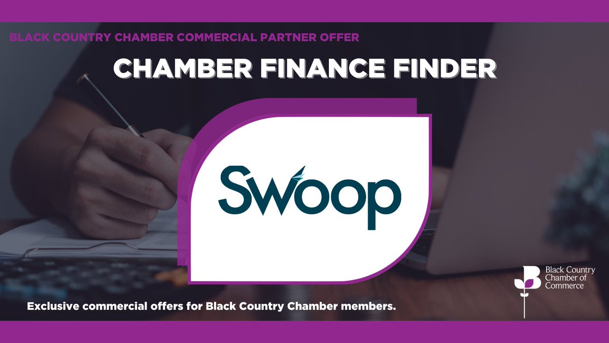 Use @SwoopFunding's Chamber Finance Finder to match your business with the right funding opportunities across loans, equity investment, grants and commercial mortgages 🤝 View offer ➡️ loom.ly/moaaWk8 #businessisdonebettertogether #blackcountry #savings