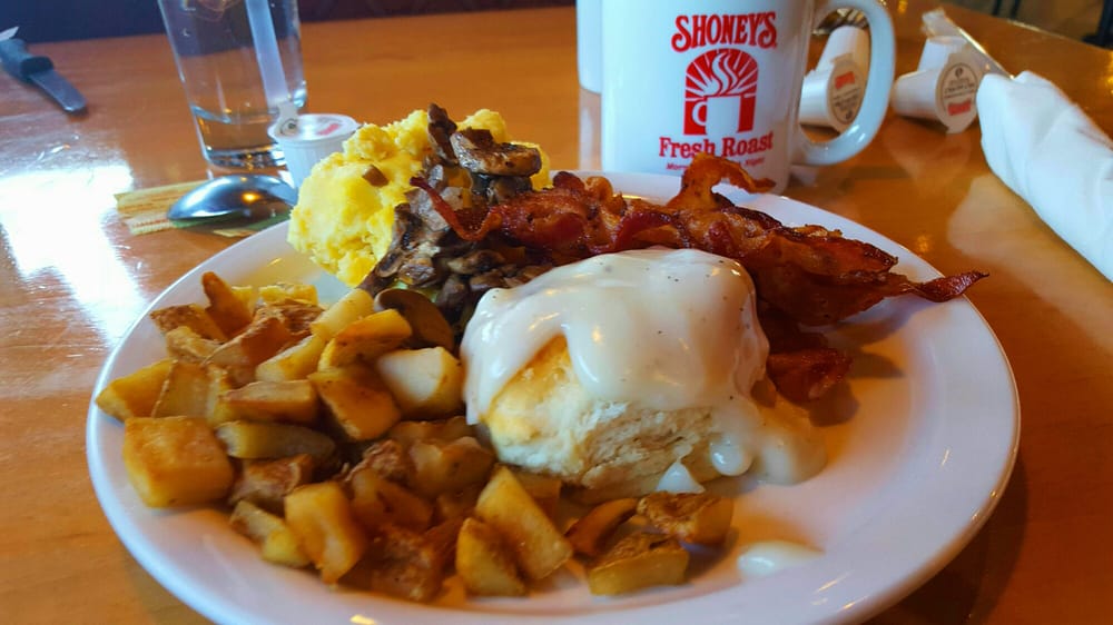 Come to Shoney's for the most important meal of the day, served all day long on Tuesday's! 😍🍴 #AllDayBreakfast #BreakfastTime #MorningEats #TuesdayTreats