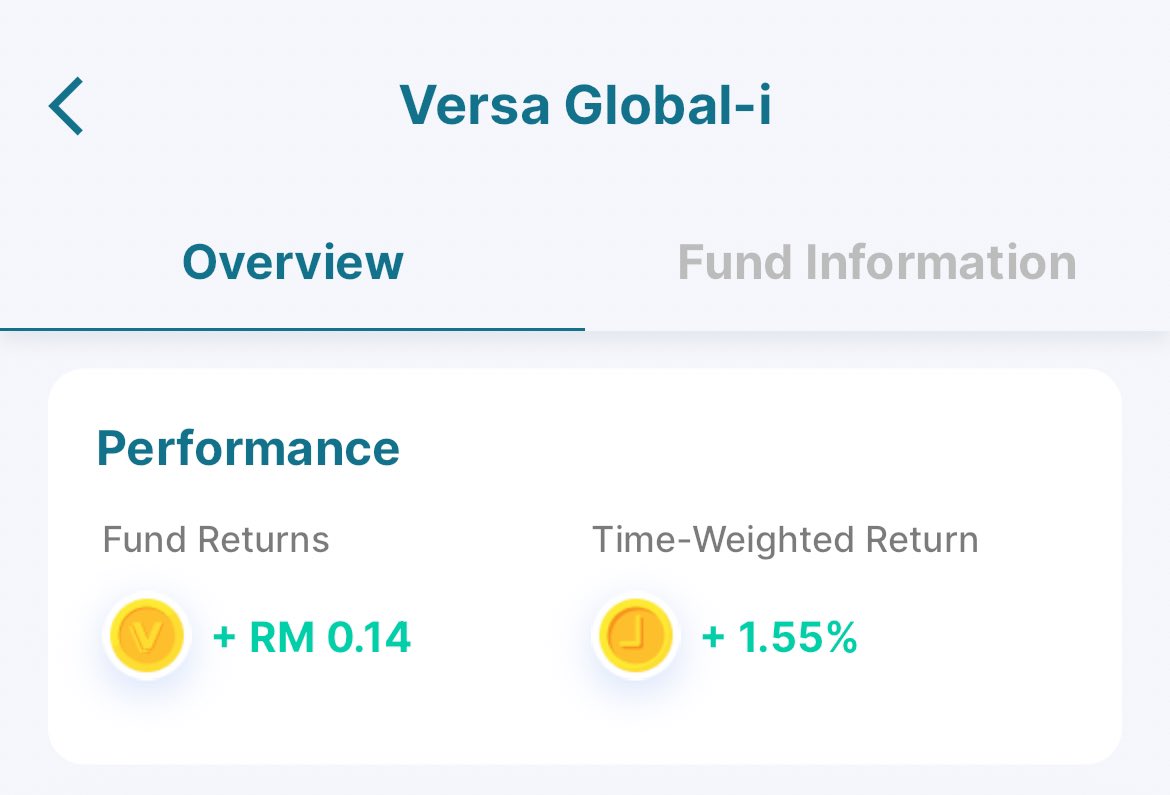 Setiap bulan memang ada letak dalam: Versa Growth-i (sejak Jan) Versa Global-i (sejak Feb) Sebab nak 4.33% p.a. kena buat Auto Debit juga ni. Join me to get RM10! 1. Sign up with my code HGZBQN42 2. Make a first deposit of RM100 (pilih Versa Cash-i) download.versa.com.my/1bAf/referral?…