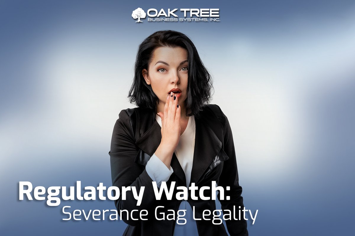 In recent years, there has been a growing debate over the legality of severance gag orders. Check out our new Regulatory Watch as we take a cursory look at the severance gag legality and current changes. ow.ly/ClYN50R9BNk #creditunions #creditunion