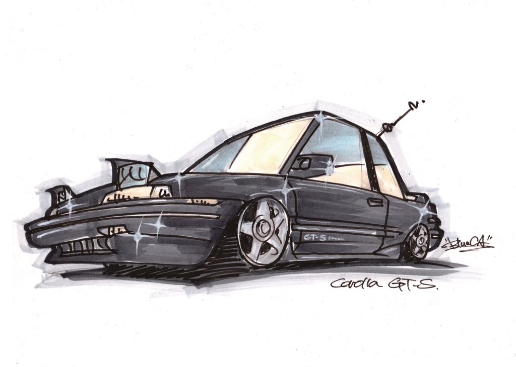 PASSINGBREEZE92's tweet image. 暇を持て余した神々の遊び

#WEEKENDPLAYERZ
#PASSINGBREEZE
#BlueCA
#CorolLAgts
#AE92
#10分ほどの落書き
#暇では無い
#モンスターエンジン