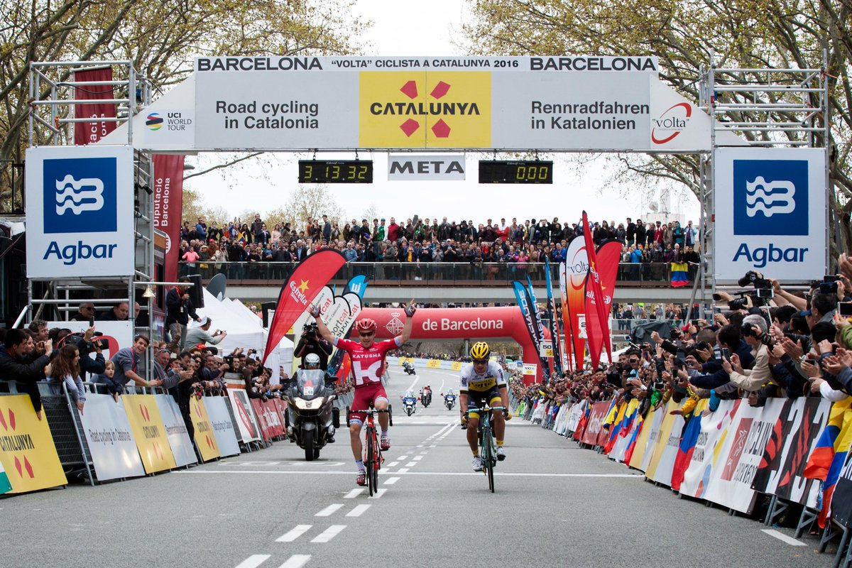 La Volta Ciclista a Catalunya mostra el seu condol per la mort d'Alexey Tsatevich, vencedor d'etapa a Barcelona en l'edició de 2016.