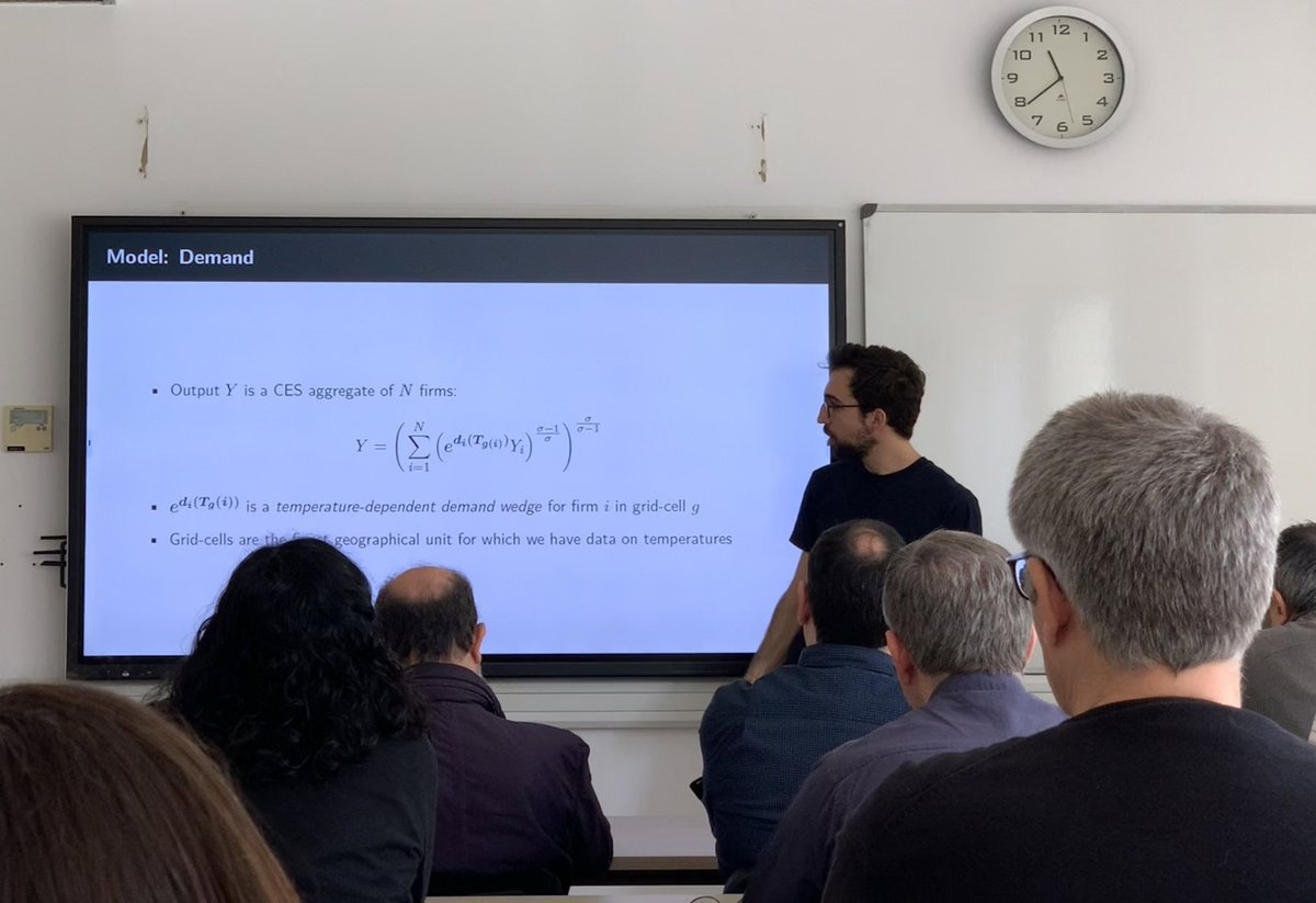 Carles Mañó Cabello (@carles_mano_cab) on Twitter photo Very interesting presentation by <a href="/andrea_chiavari/">Andrea Chiavari</a> on “#ClimateChange, Firms, and Aggregate Productivity” at <a href="/ubeconomics/">UB School of Economics</a> Very interesting presentation by <a href="/andrea_chiavari/">Andrea Chiavari</a> on “#ClimateChange, Firms, and Aggregate Productivity” at <a href="/ubeconomics/">UB School of Economics</a>