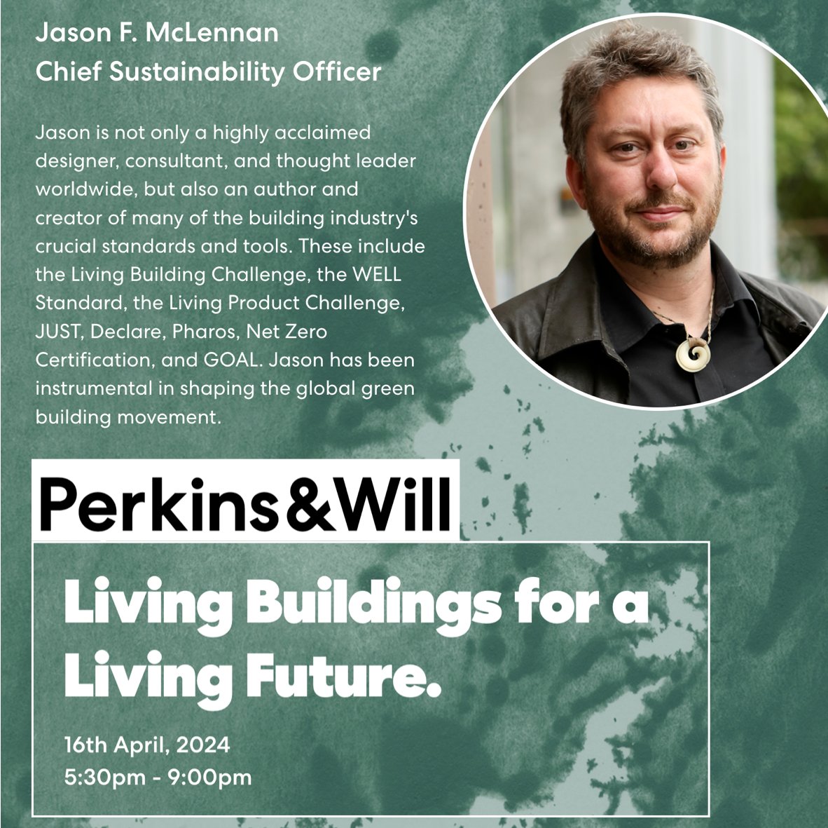 Big news! 🌍 Jason McLennan, the visionary architect, founder, former chair, and current board member of ILFI, is bringing his expertise to Europe! 📍 London on April 16 (Hosted by Perkins & Will) Register 👉🏽 loom.ly/2MHiLvU