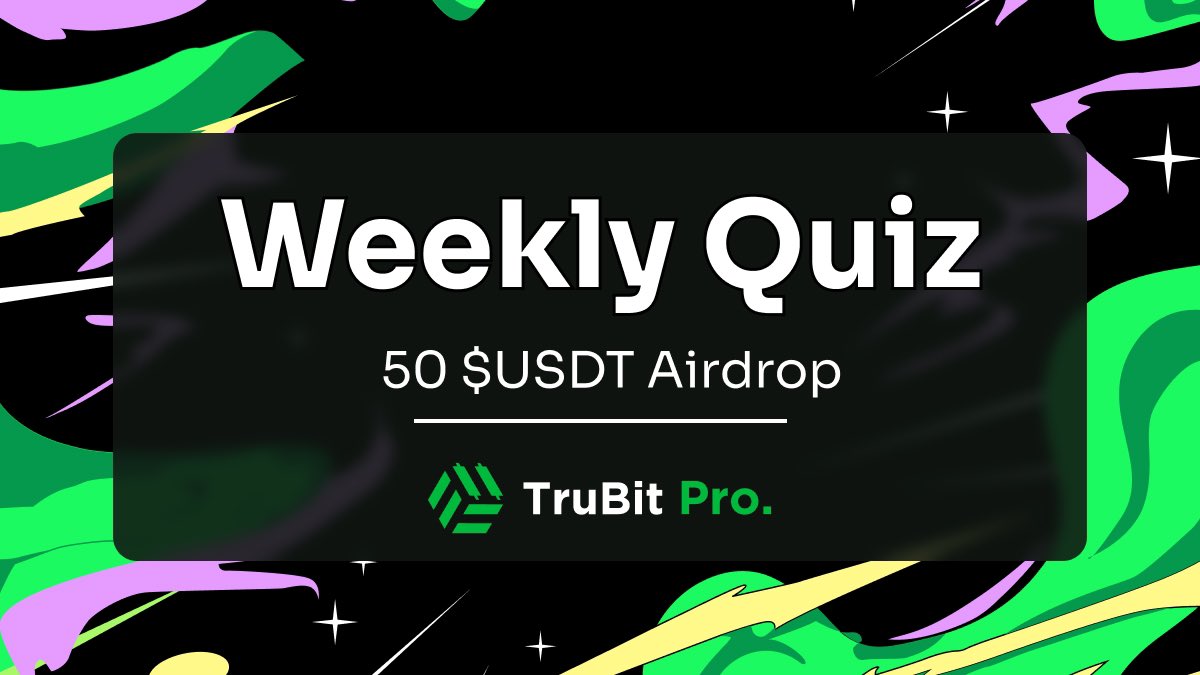 #TruBitWeeklyQuiz🙌🏻📈 🔥$50 worth of $USDT #Giveaway for 5 lucky fans who answered the question correctly: 📌Which one of the tokens below is for decentralized auctions and has been newly listed on #TruBitPro? A. $BICO B. $AUCTION C. $FLOKI 📌To enter： 1️⃣Like & Retweet &…