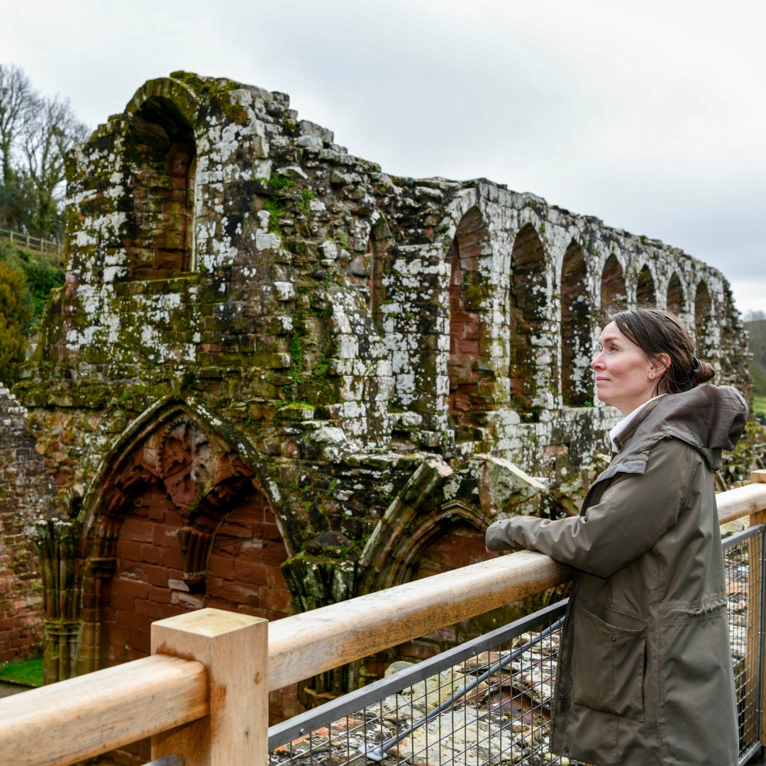 Step back in time at Furness Abbey! 🏰✨ Experience a reconstructed historic night staircase, once used by medieval monks under the cover of darkness. Thanks to @FCC_Communities, visitors can now climb to the first-floor level of the monks’ dormitory and enjoy unseen views.