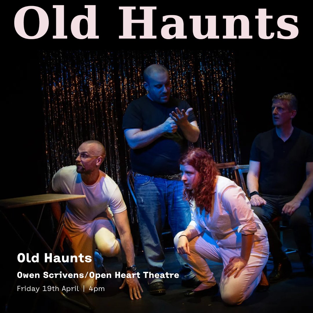 OLD HAUNTS Old Haunts is an improvised one-act play inspired by the idea that every place has a history. This show has now been developed and adapted to be fully accessible to an audience with visual impairment. 🦻 🎟️: unitytheatreliverpool.co.uk/whats-on/old-h… @FOILiv 💚