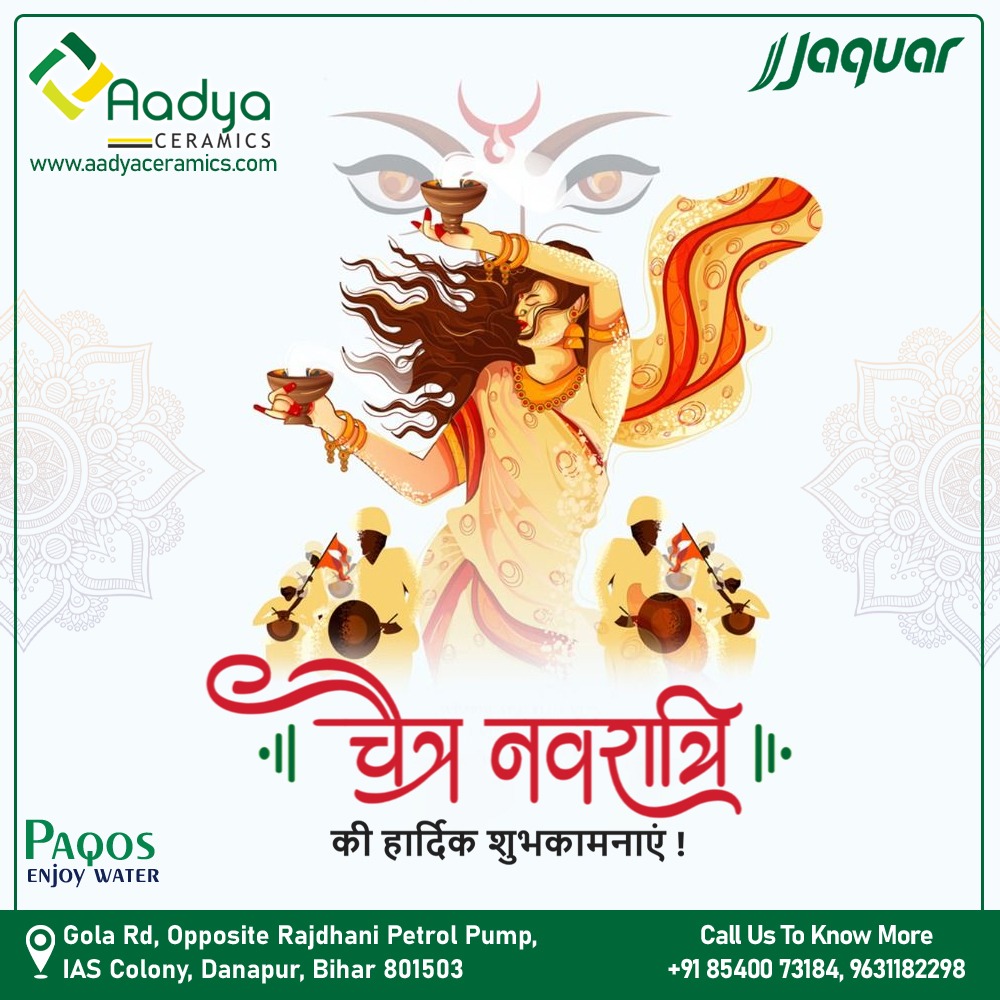 Happy Chaitra Naratri! 
May the divine energy of Goddess Durga empower you with strength, courage, and success in all your endeavors. #GoddessDurga 

 #ChaitraNavratri  #चैत्र_नवरात्रि #ChaitraNavratr2024 #FestiveGreetings #aadyaceramics #Patna #Bihar #चैत्र_शुक्ल_प्रतिपदा