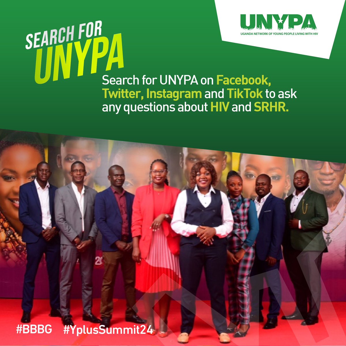 Do you have those burning SRHR/HIV concerns, look no further. 

Hit our inbox and leave with a smile 😁. 

#BBBG #YPlusSummit24