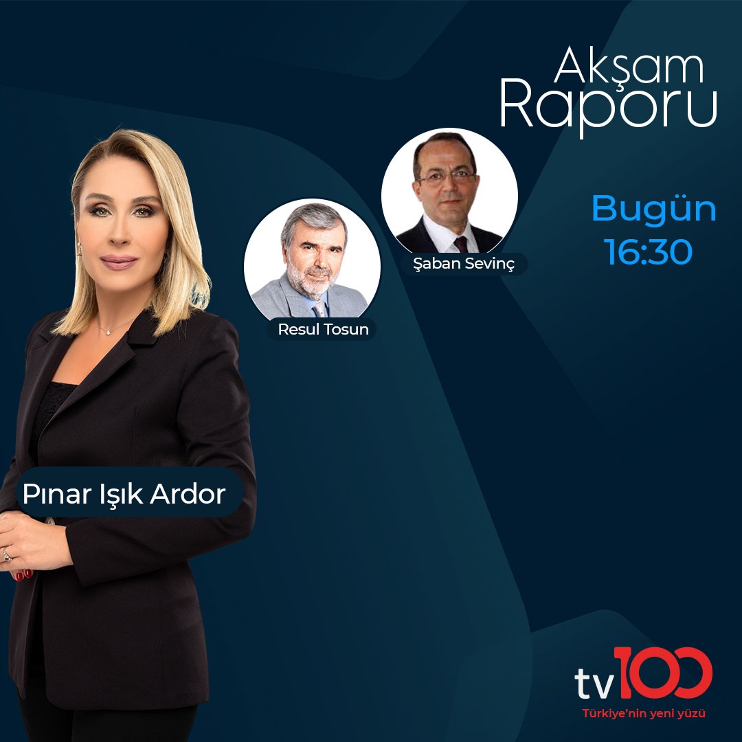 📍İyi Parti'nin genel başkanı kim olacak? @pinarardor soruyor; @sabansevinc2 @RESULTOSUN yanıtlıyor. @pinarardor ile #AkşamRaporu bugün saat 16:30'da tv100'de!