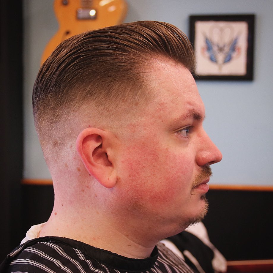Short back n sides and Parted through the Top .. finished up with a lil of the <a href="/reuzel/">REUZEL</a> Matt pomade ..(or china white as we call it) .. 

Visit your Barber .. we make you look Better ! 

barbertown.co.uk 

#worcestershirehour 
#worcester #malvern #droitwich