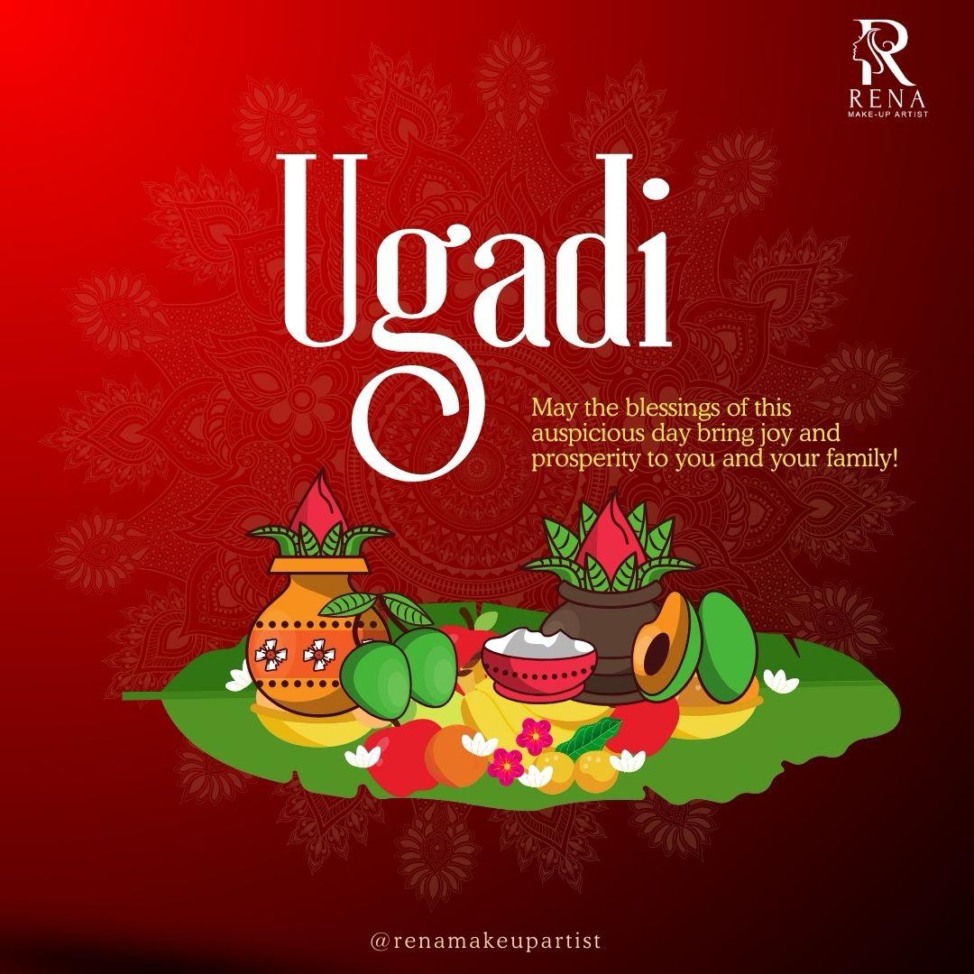 Celebrate the spirit of Ugadi with joy, harmony, and new aspirations! May this auspicious occasion bring happiness, success, and prosperity to your doorstep. Happy Ugadi! 🌼🌟 #UgadiCelebration #NewBeginnings