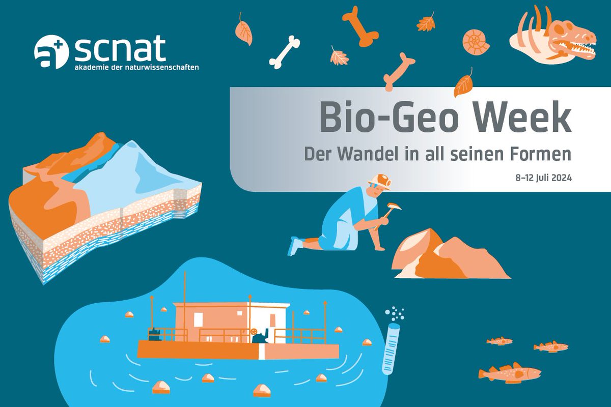 Die Plattformen #Biologie und #Geowissenschaften der @scnatCH bündeln ihre Kräfte, um die allererste #BioGeoWeek zu organisieren! 💡 5 Tage lang werden Wissenschaftler:innen ihre Leidenschaft mit Gymnasiast:innen teilen. Anmeldungen und Informationen 👉 scnat.ch/de/id/Qti8n?em…