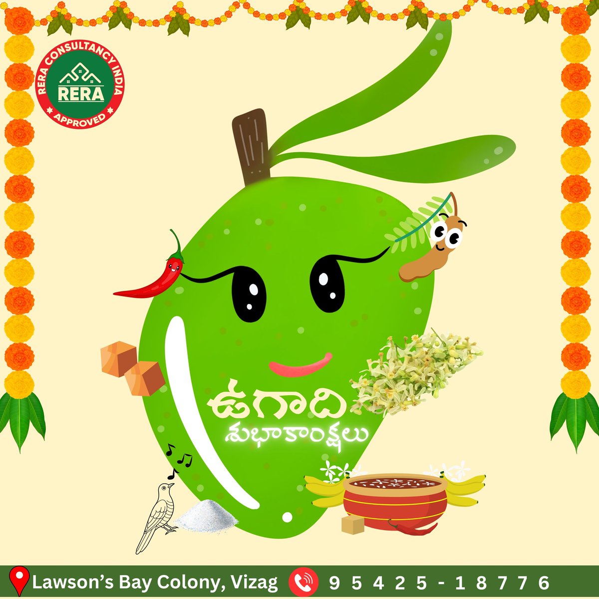Reraindia's tweet photo. Happy Ugadi 🥭🥭
#reraconsultancyindia #ugadi #ugadispecial #ugadifestival #ugadi2024 #reraapprovedprojects #reraregisteredprojects #reraapproved #reraregistered #reranews #rera #vizagrera #vizagcity #vizag #visakhapatnam #realestate #projectdevelopment https://t.co/Cl2eEdShxZ
