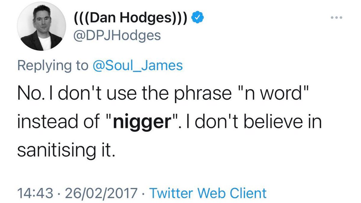 Oh, it says #thicktrunktuesday...
I thought it said #thickcunttuesday 😉 

Would you like to comment, Dan Hodges?
@DPJHodges