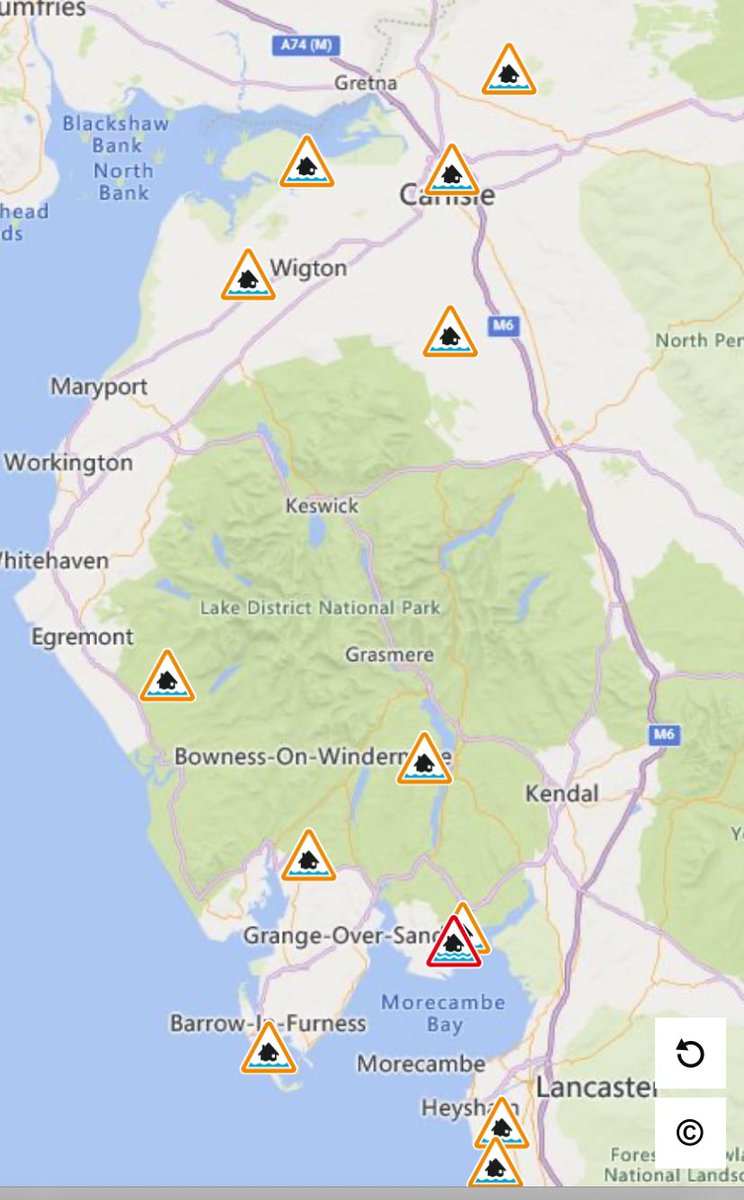 Back on @BBC_Cumbria shortly to talk about…
Yep, spring tides, 🌧️ & flood risk
Detail of @EnvAgencyNW flood alerts, warnings and river / sea levels at check-for-flooding.service.gov.uk #floodaware