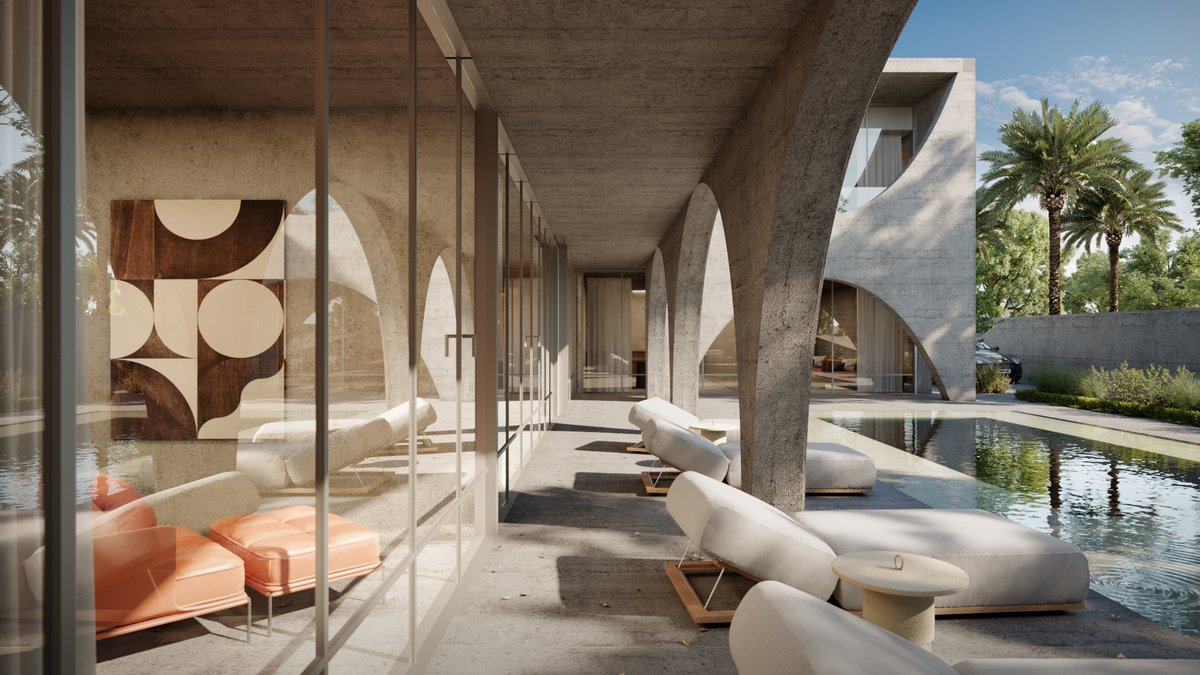 True_studio_viz's tweet photo. Step into a world where sleek lines meet modern sophistication. Our latest architectural visualizations are not just about spaces but also about experiences

#architecture #art #cgi #visualization #3dvisualization  #renderservices #exteriordesign #residence #villa #chaoscororna https://t.co/rlWg6UmnPz