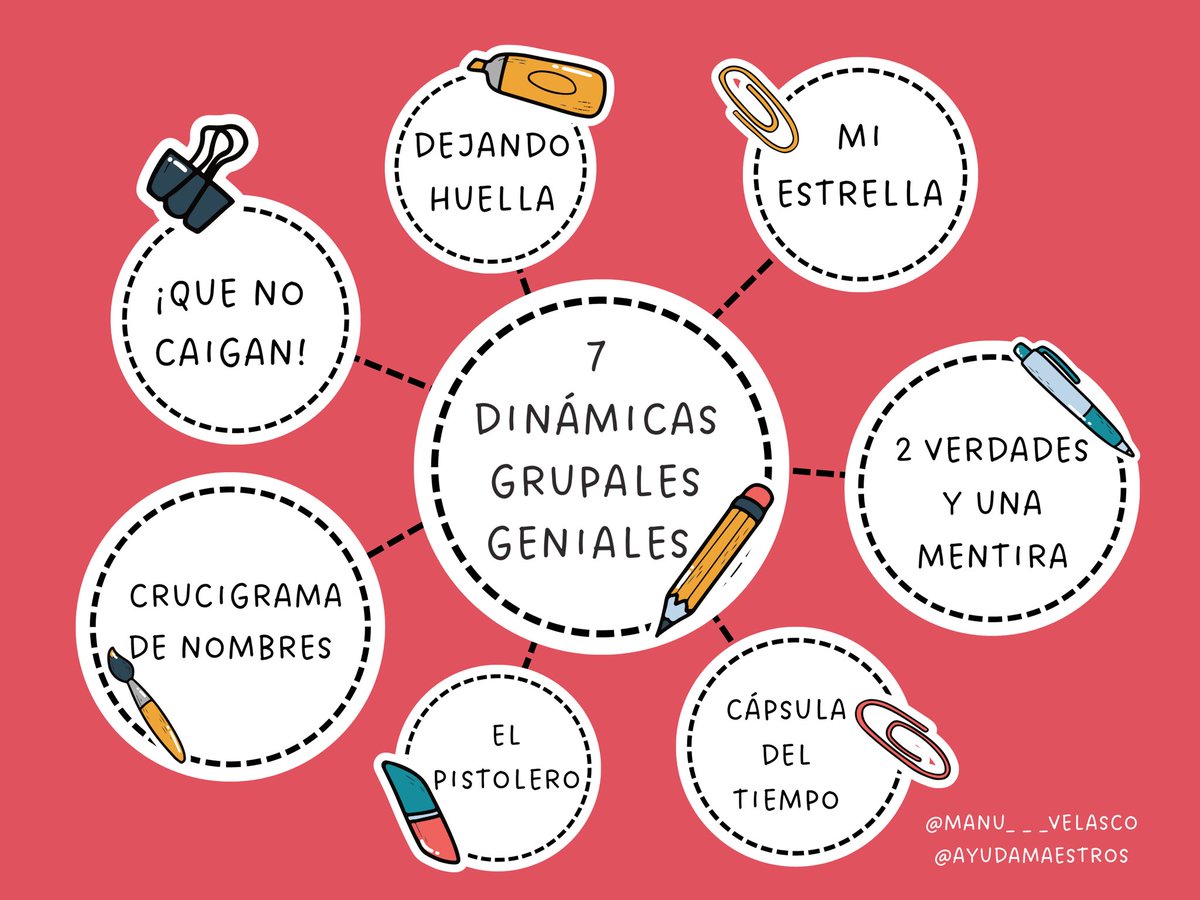 AyudaMaestros's tweet photo. 7 dinámicas grupales geniales. 👉 https://t.co/DHc95pWL9T Por @Manu___Velasco https://t.co/FdUVzmYHwX