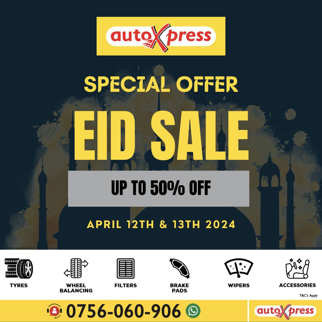 🎉 Get ready for our biggest Eid Sale yet! 🎉
 Is your car in need of some TLC? Don't miss out on our crazy deals happening on April 12th & 13th! From maintenance to parts and accessories, we've got you covered at prices you won't believe! #EidSale #CarCare #LimitedTimeOffer 🌙