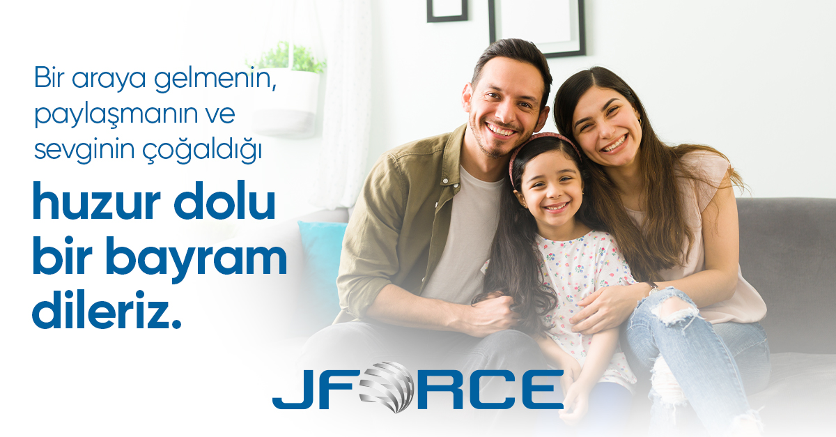 Bayramın sıcaklığı, gönüllerimizi birleştirsin.
JForce olarak, sevdiklerinizle birlikte dolu dolu bir bayram geçirmenizi dileriz.

#JForce #RamazanBayramı